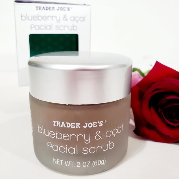 Trader Joe's Makeup Trader Joes Blueberry Acai Facial Scrub Nwt